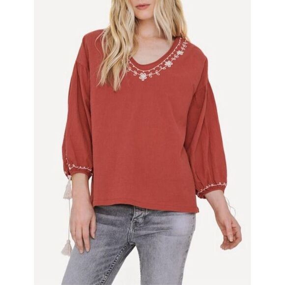 The Great. Vineyard Tunic in Saffron - Picture 3 of 9